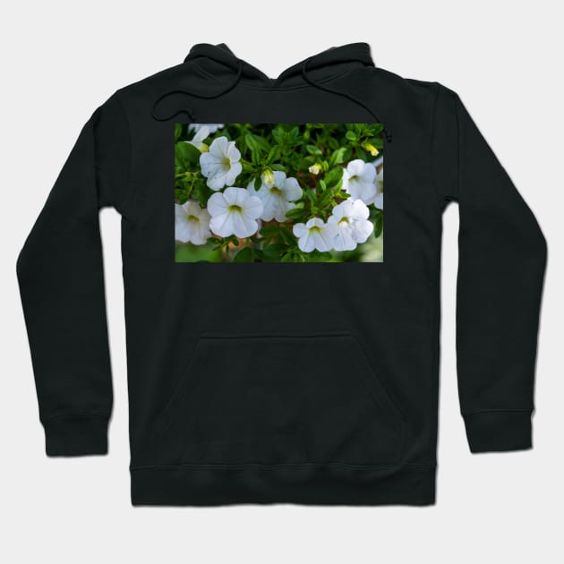 White flowers in the garden Hoodie by CanadianWild418